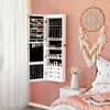 Vaulted Mirror Jewelry Armoire