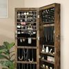 Rustic Brown Jewelry Cabinet