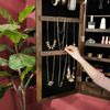 Rustic Brown Jewelry Cabinet