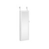 White Hanging Jewelry Armoire