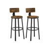 Tall Bar Chairs with Backrest