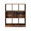 Open Shelves Wooden Bookcase