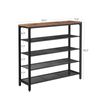 Shoe Storage Organizer with 4 Mesh Shelves