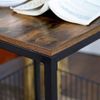 Wire Basket Side Table