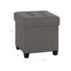Collapsible Cube Storage Ottoman