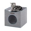 Gray Foldable Cat Condo