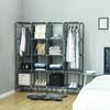 Gray Fabric Wardrobe