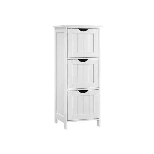 VASAGLE 3 Drawers Floor Cabinet 12.6 x 11.8 x 31.9 Inches