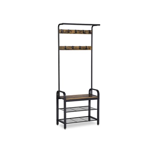 Industrial coat deals and shoe rack