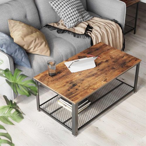 Retro industrial deals coffee table