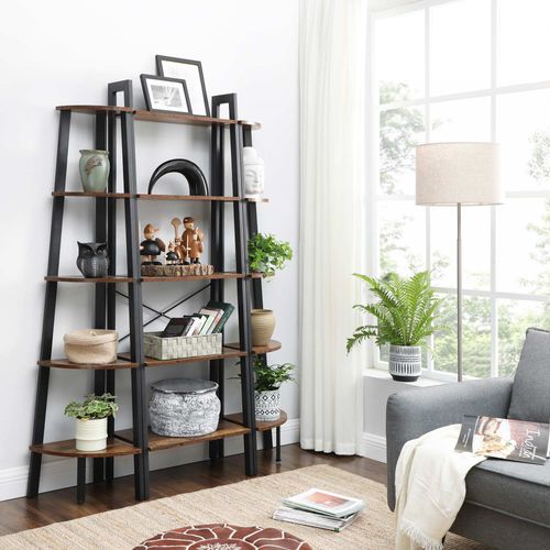 5 tier outlet ladder shelf