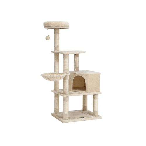 Beige cat tree best sale