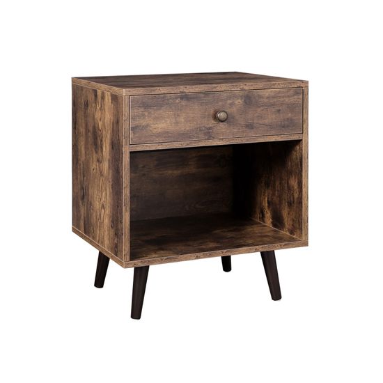Open Compartment End Table