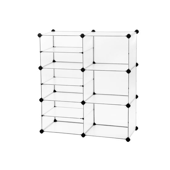 Interlocking Plastic Cubes Organizer - Cube Organizer | SONGMICS