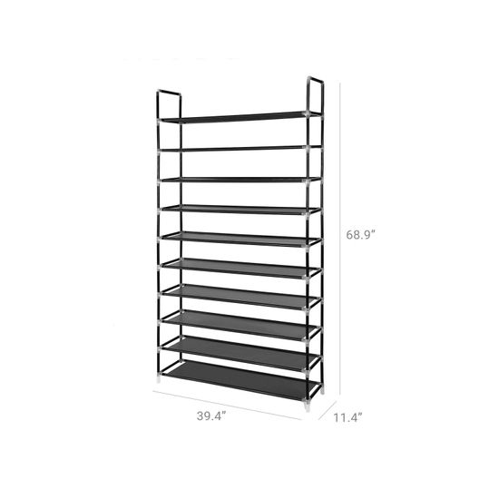 10 Tiers Shoe Rack - Shoe Rack | SONGMICS