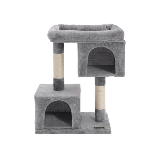Small gray Cat Tree Cat Tree FEANDREA by SONGMICS