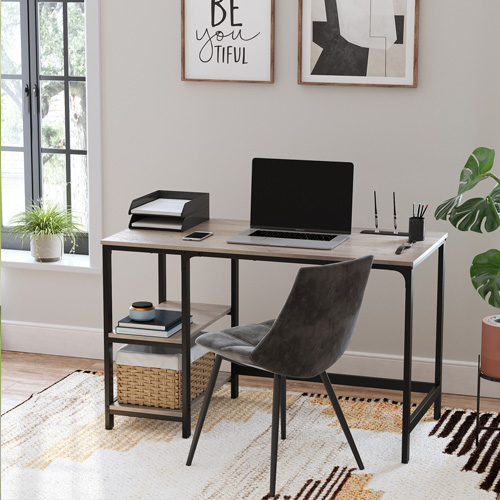 Focused on typing, surfing the net, and gaming with our space-saving computer desk.