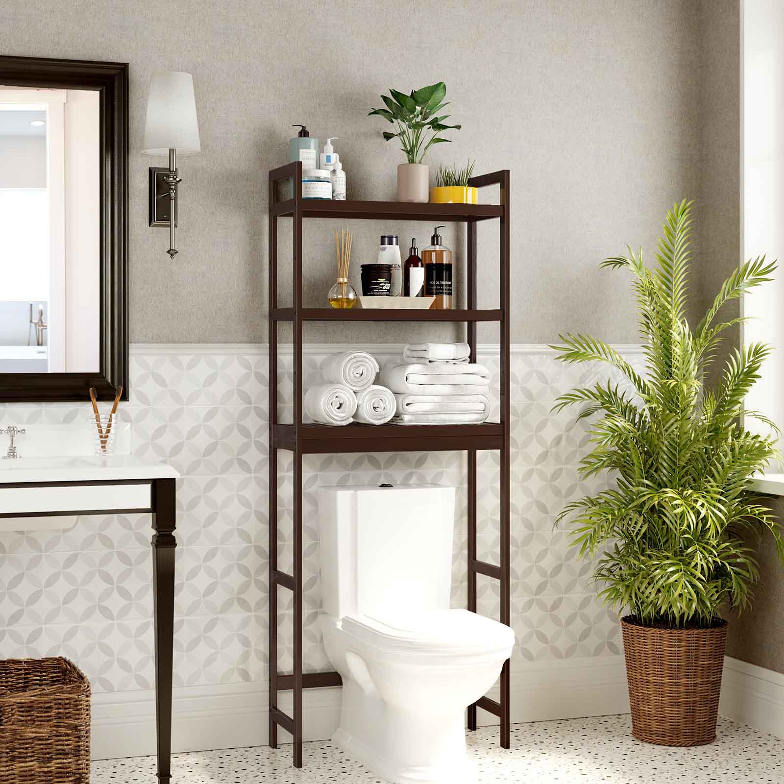 Over-The-Toilet Storage - Bathroom Shelf | SONGMICS