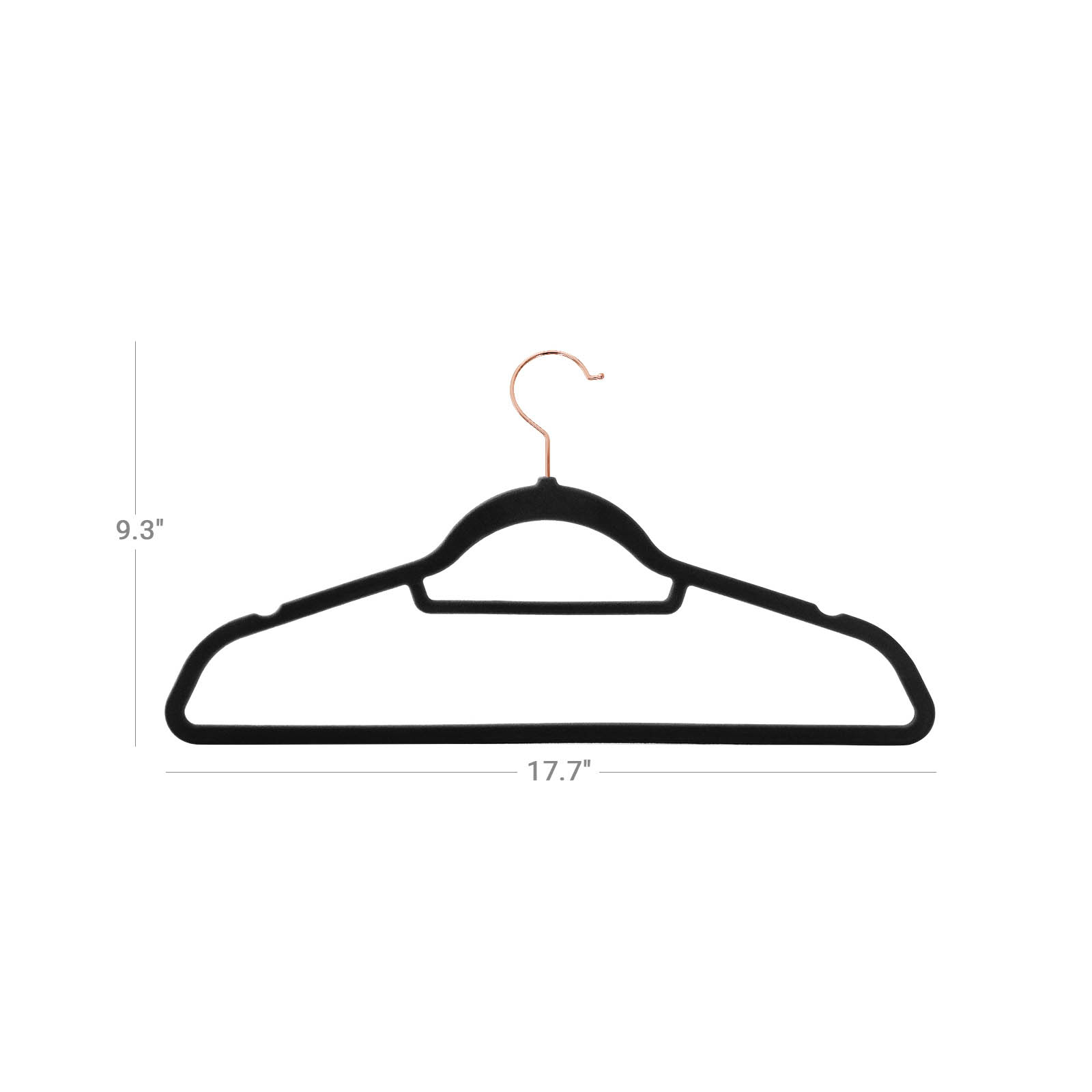 Rose Gold Velvet Hangers Hangers SONGMICS