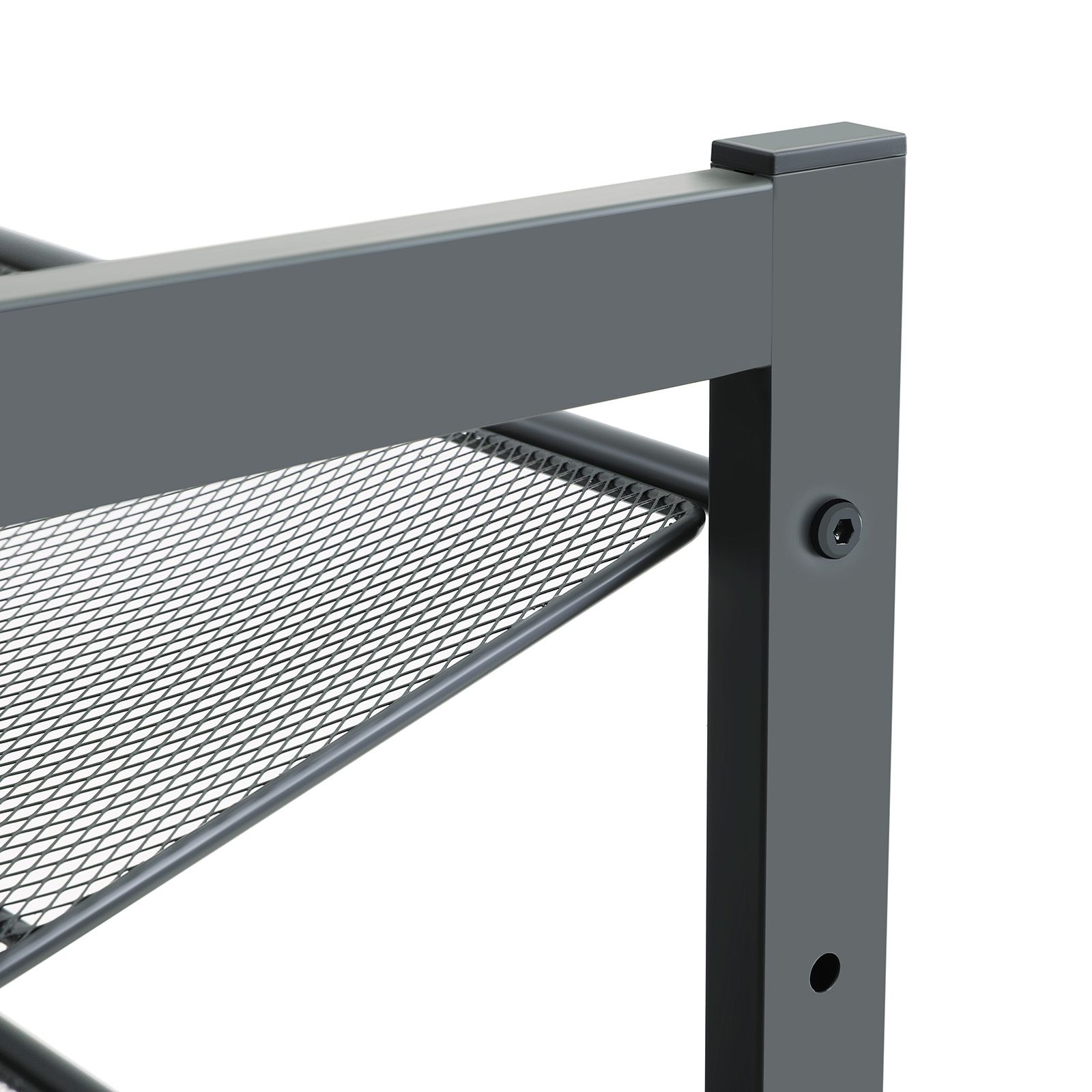 Metal Mesh Shoe Shelf Shoe Rack SONGMICS