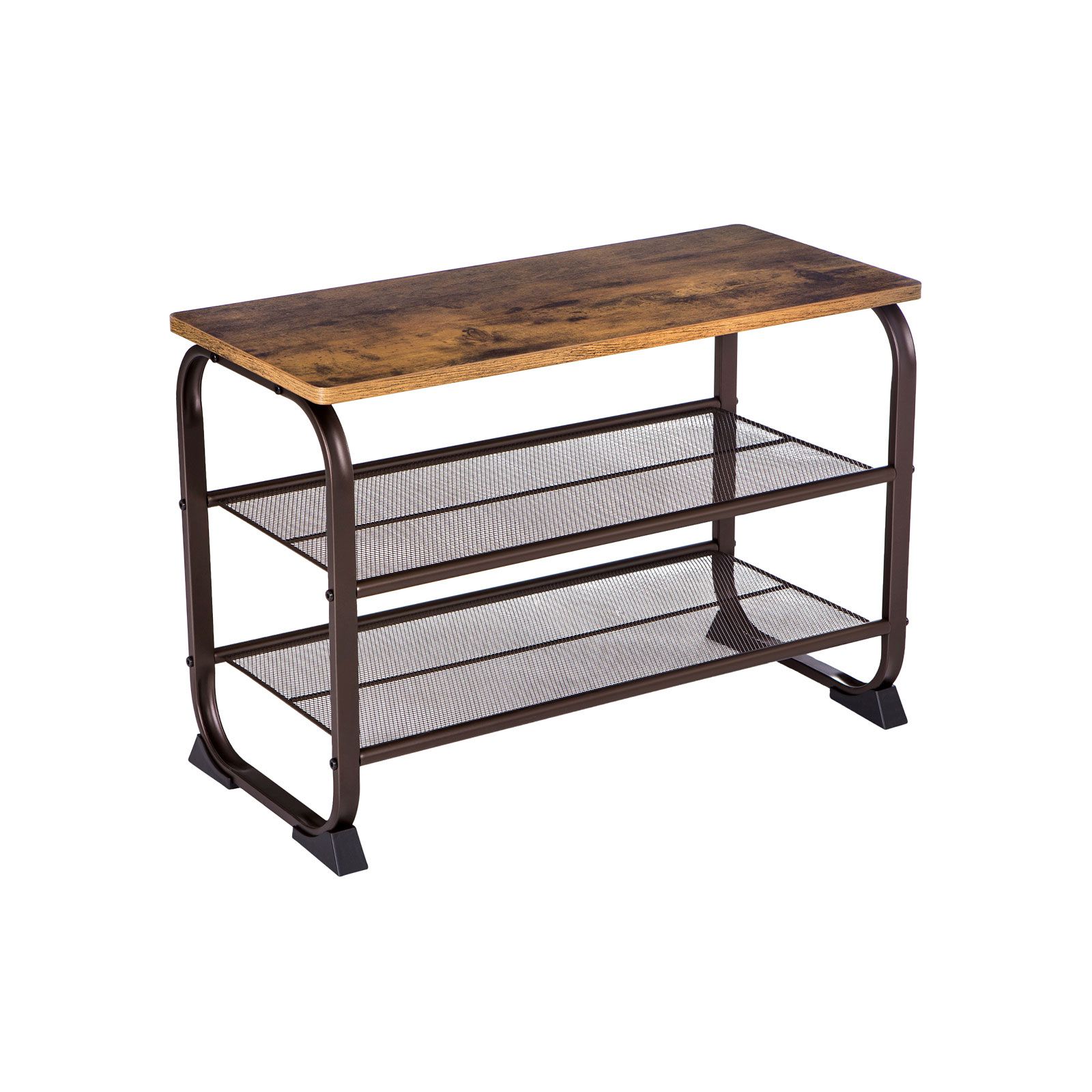 Vintage Shoe Bench Rack Shoe Bench SONGMICS