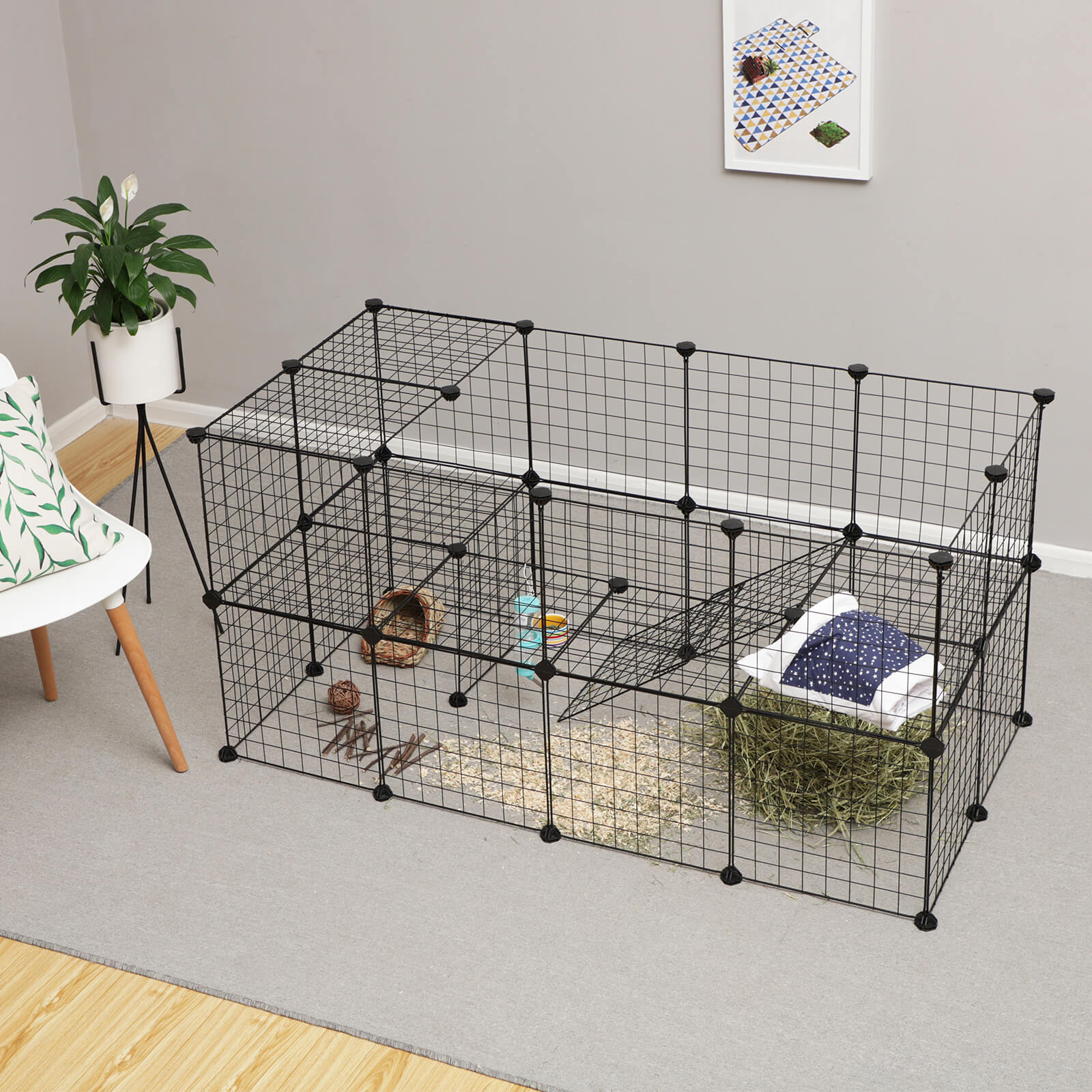 Apartment Style Pet Playpen - Playpen | SONGMICS