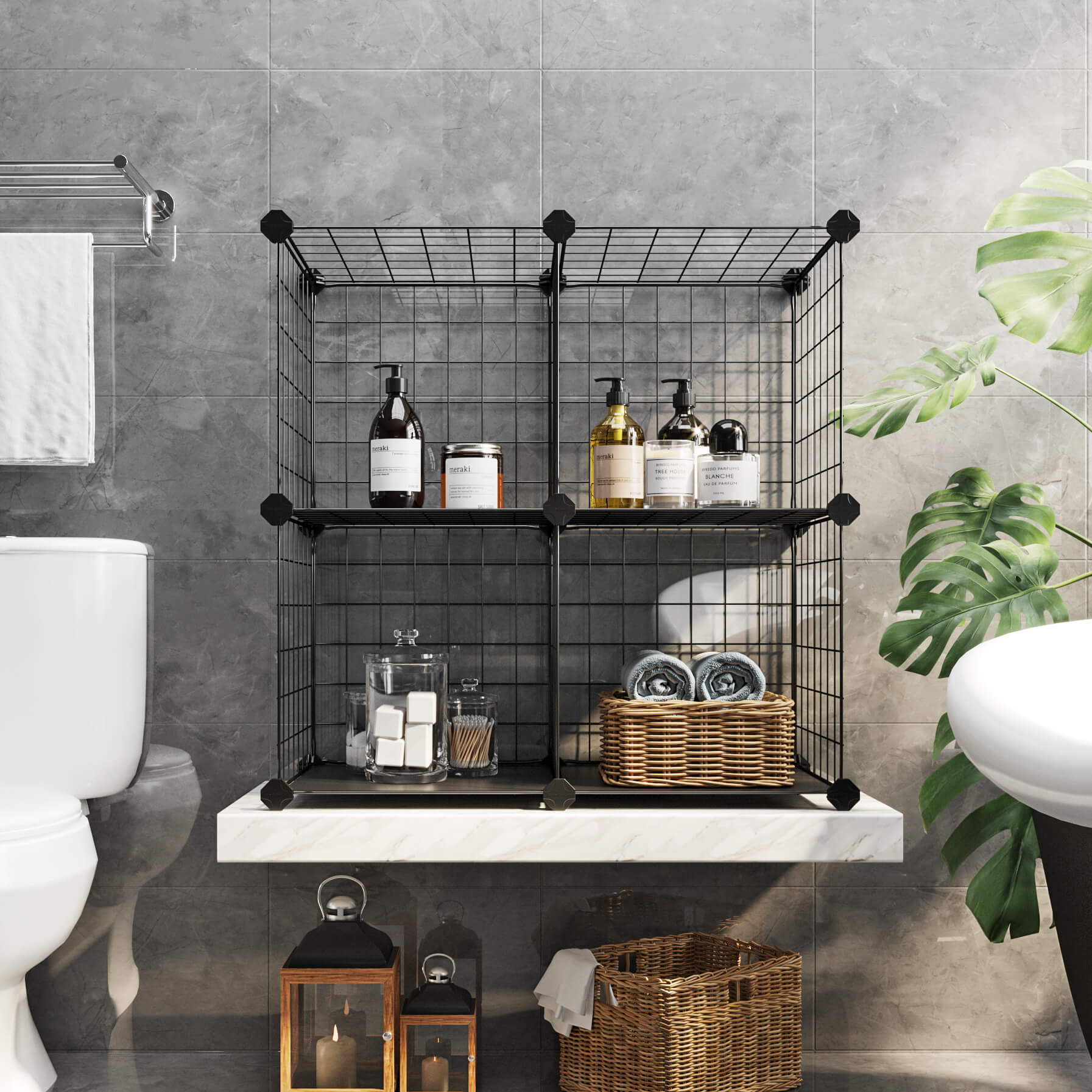 Stackable Metal Wire Cube