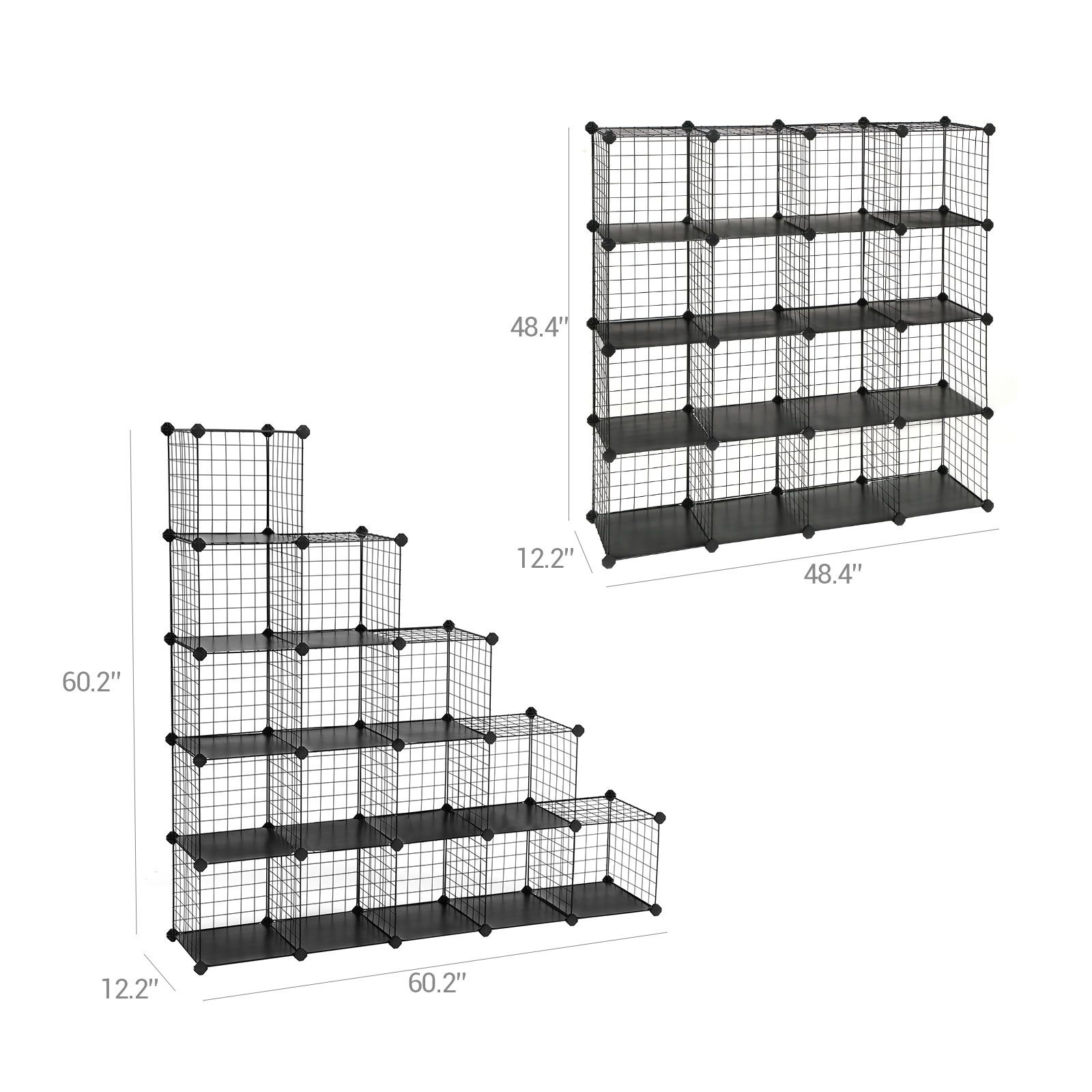 Metal Wire Cube Organizer