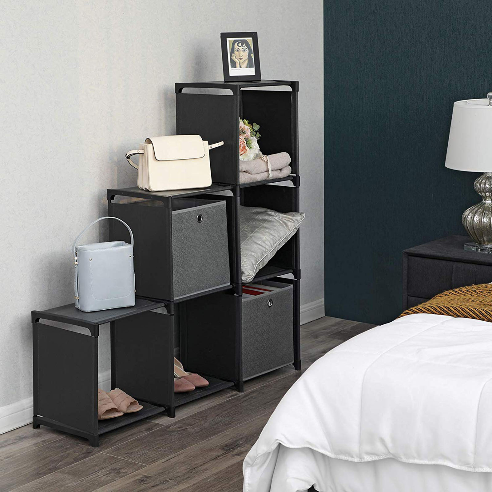 6 Cube Bookcase Cube Organizer SONGMICS