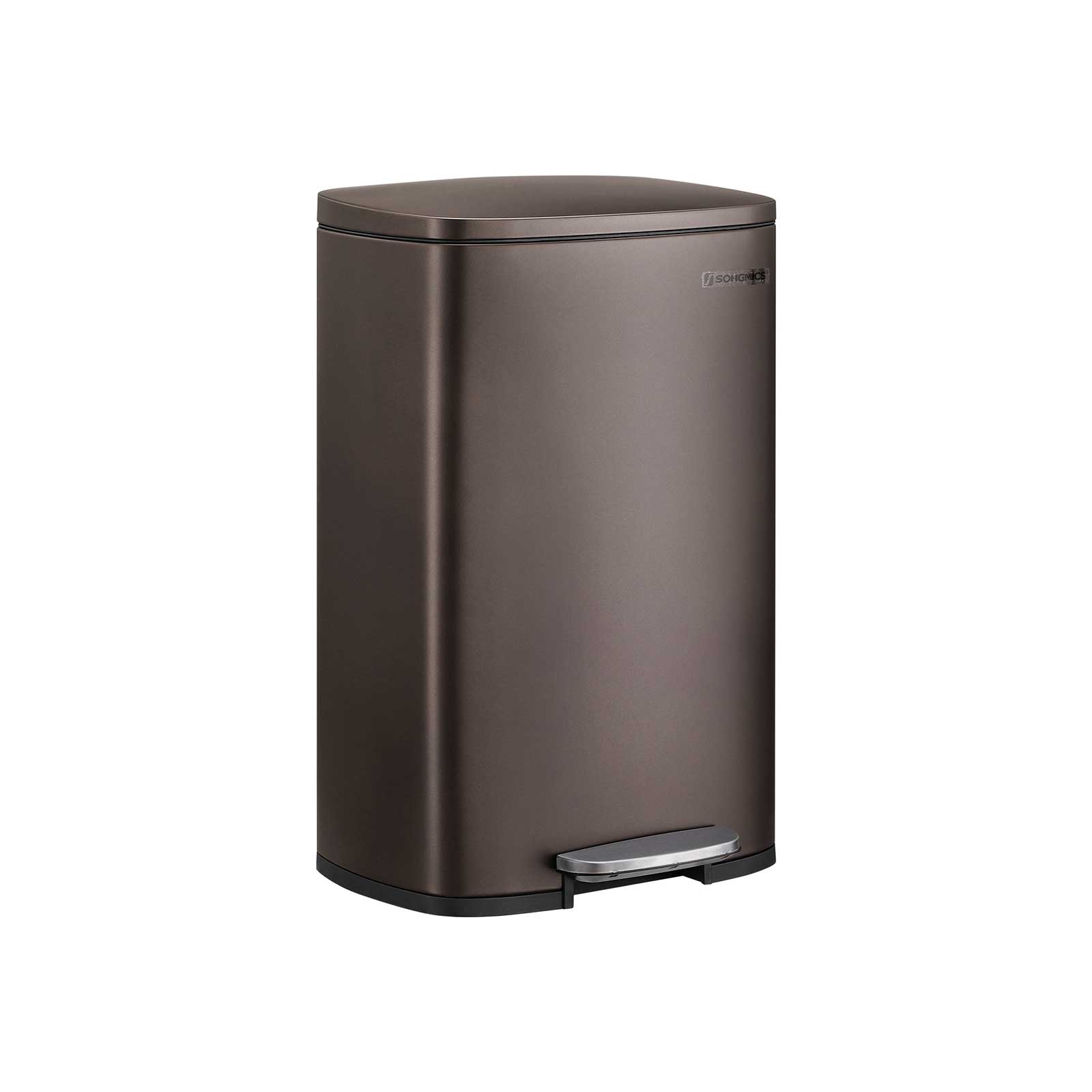 Brown Kitchen Trash Can Trash Can SONGMICS