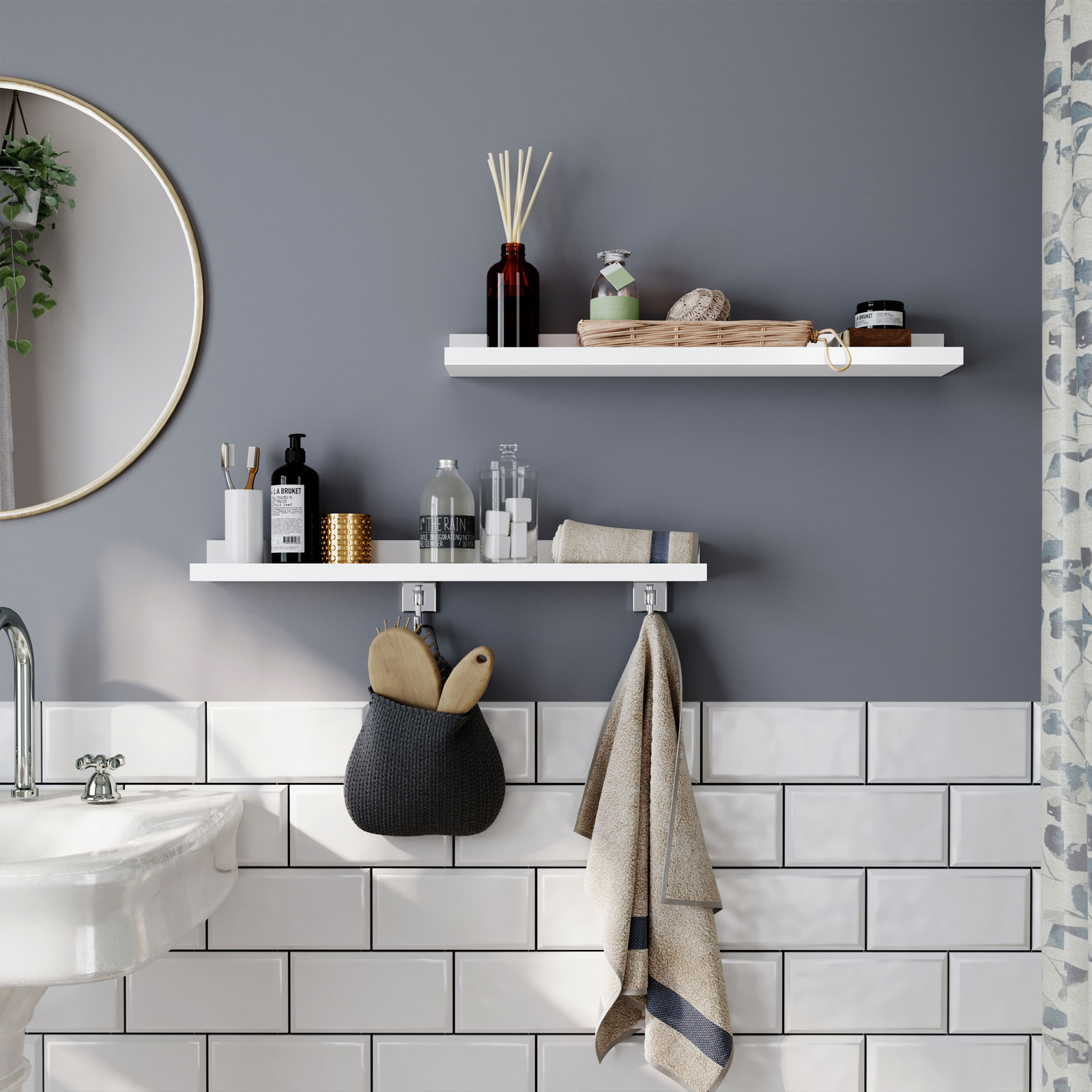 Floating Shelving Ledge Floating Shelf SONGMICS