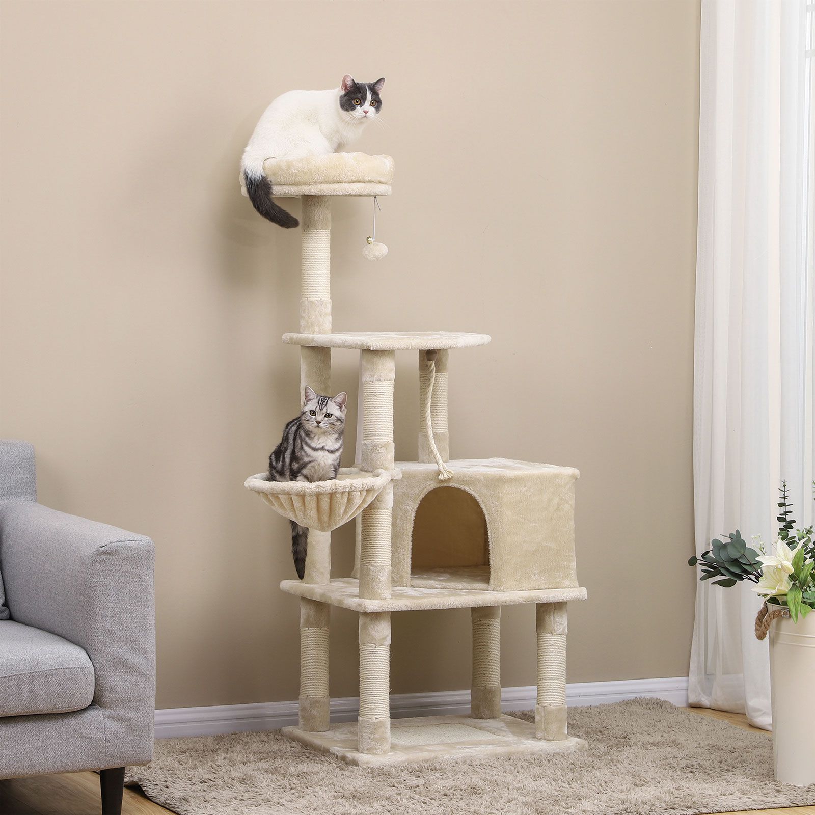 Beige Cat Tree