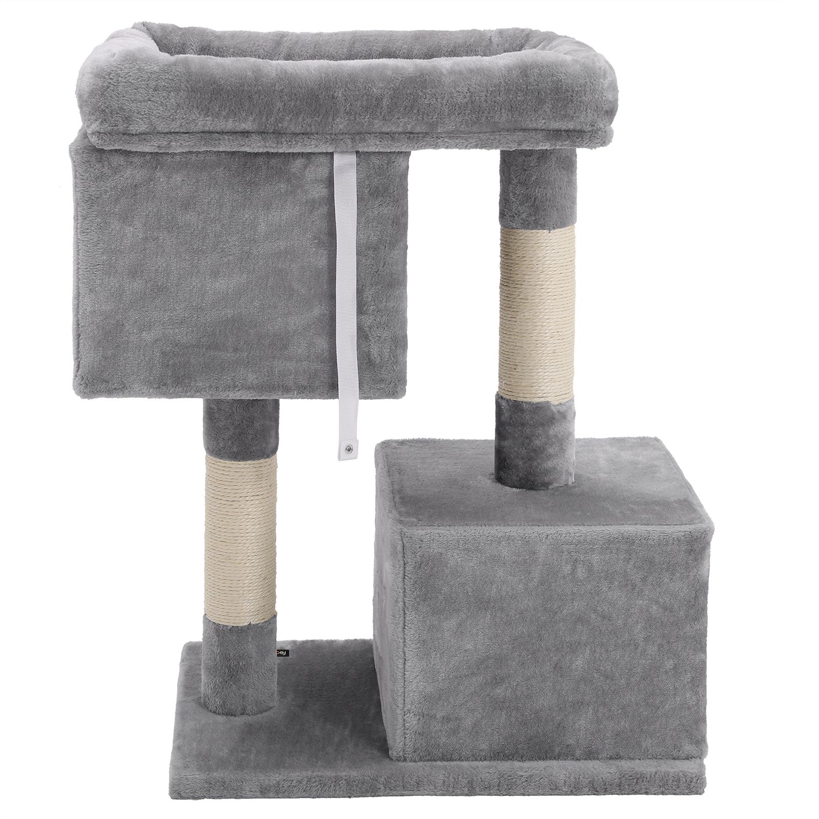 Small gray Cat Tree Cat Tree FEANDREA by SONGMICS