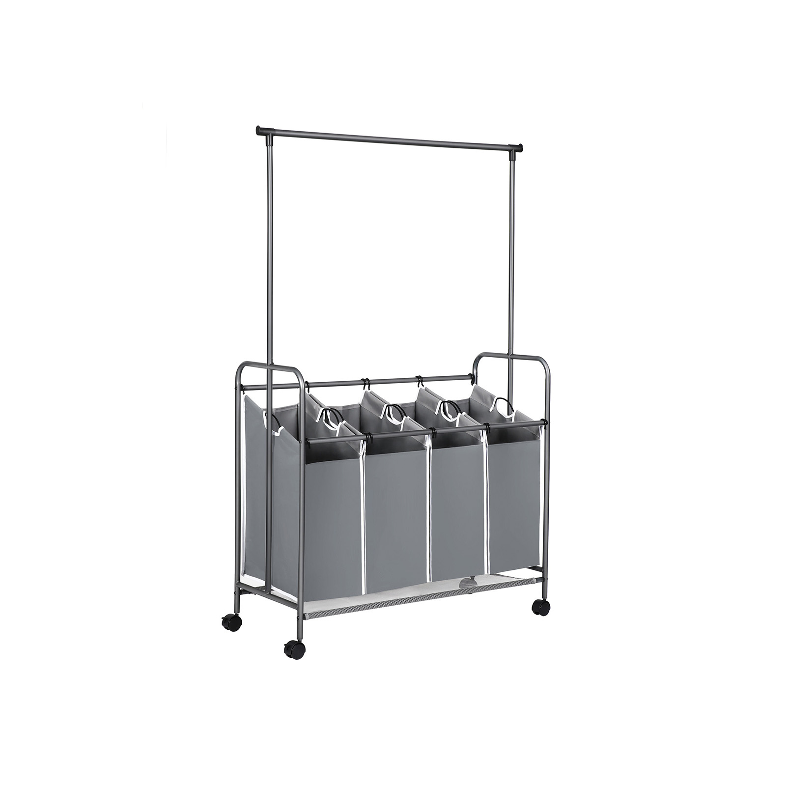 Hanging Bar Laundry Cart - Laundry Cart | SONGMICS