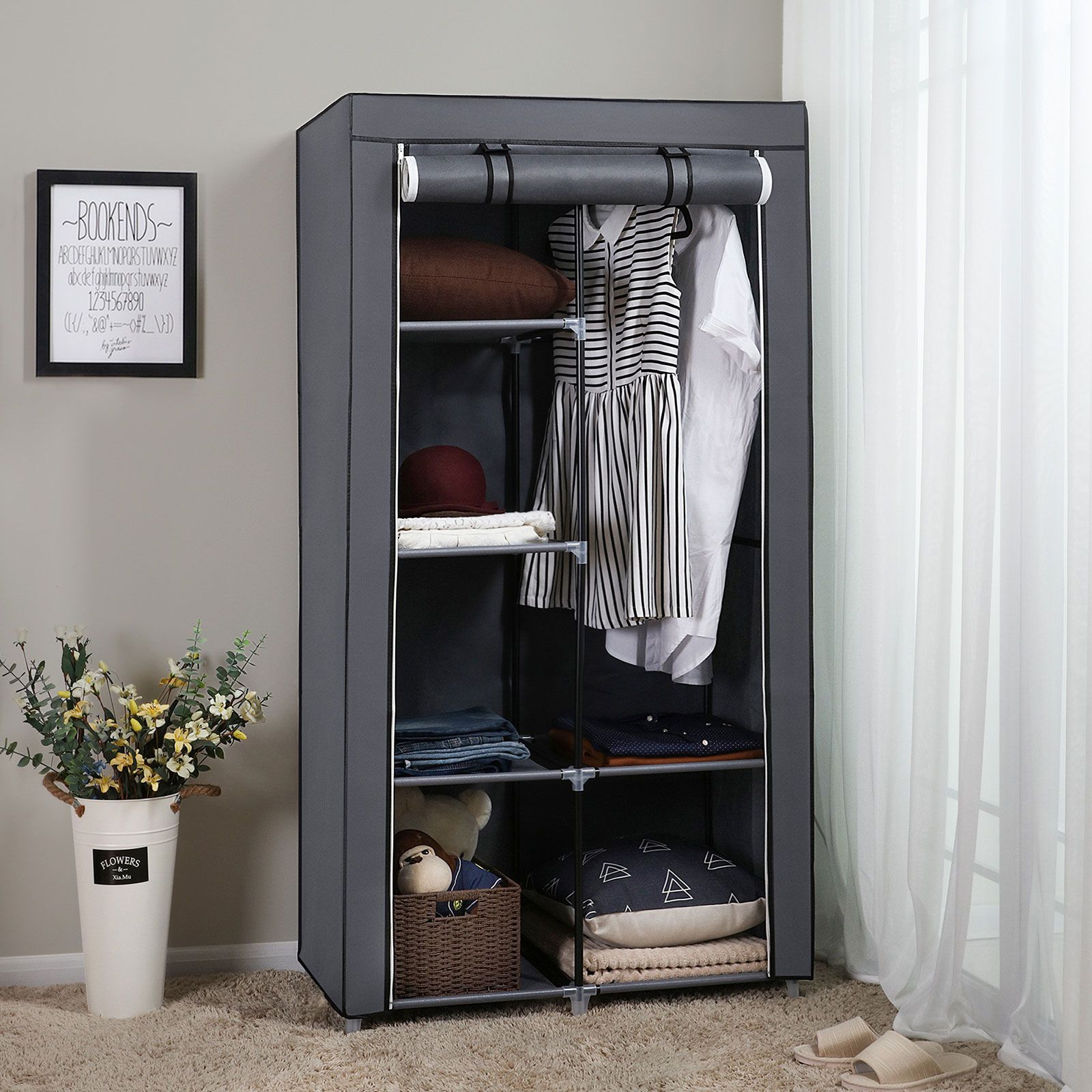 Hanging Rod Wardrobe